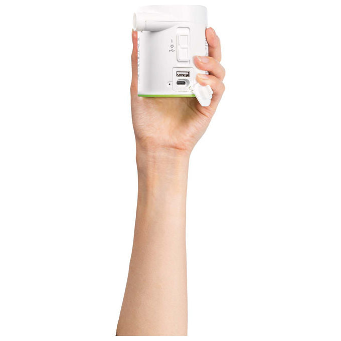 Intex 66637 QuickFill USB200R Pompa Elettrica Ricaricabile Gonfia e Sgonfia 200 L-min 2 Ugelli colore Bianco