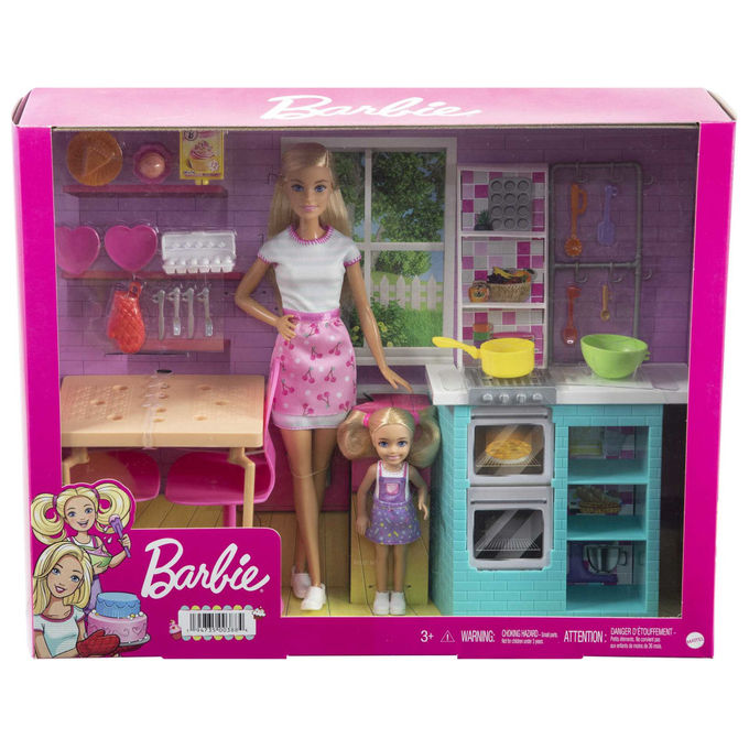 Barbie Chelsea Cucina Multicolore