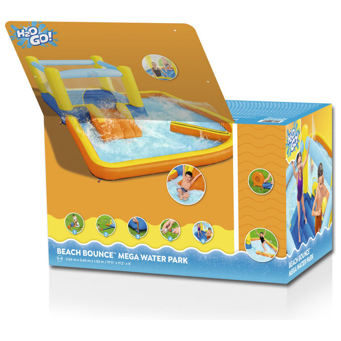 Bestway Piscina Parco Acquatico Beach Bounger 365x340x152 cm