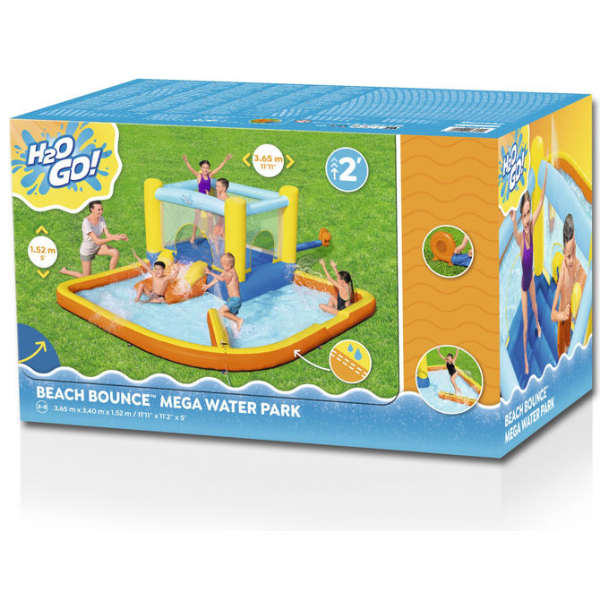 Bestway Piscina Parco Acquatico Beach Bounger 365x340x152 cm