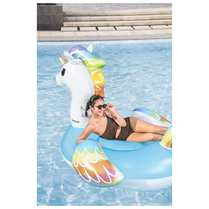 Bestway Gonfiabile Cavalcabile Multicolore per Bambini