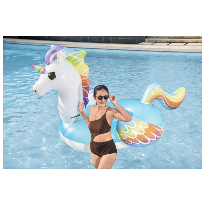 Bestway Gonfiabile Cavalcabile Multicolore per Bambini