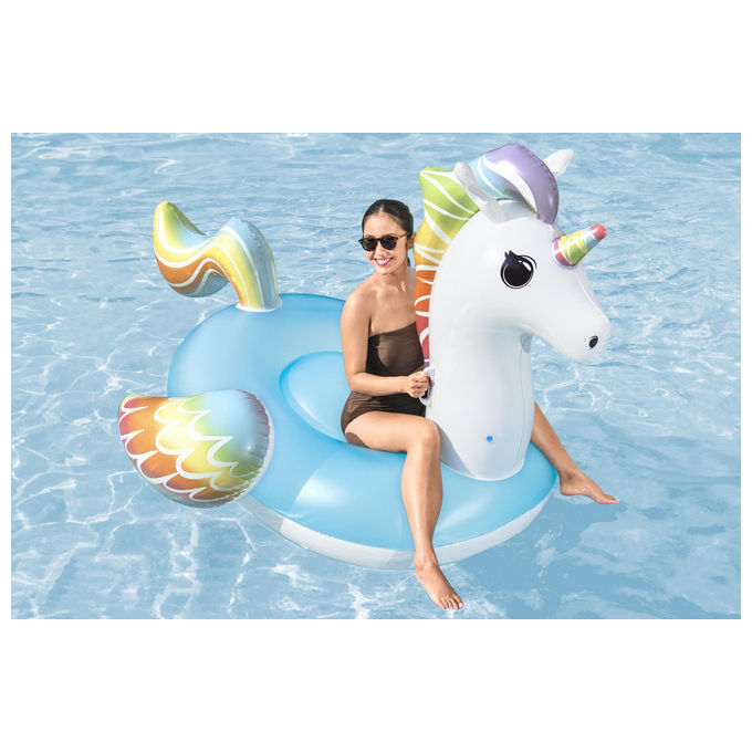 Bestway Gonfiabile Cavalcabile Multicolore per Bambini