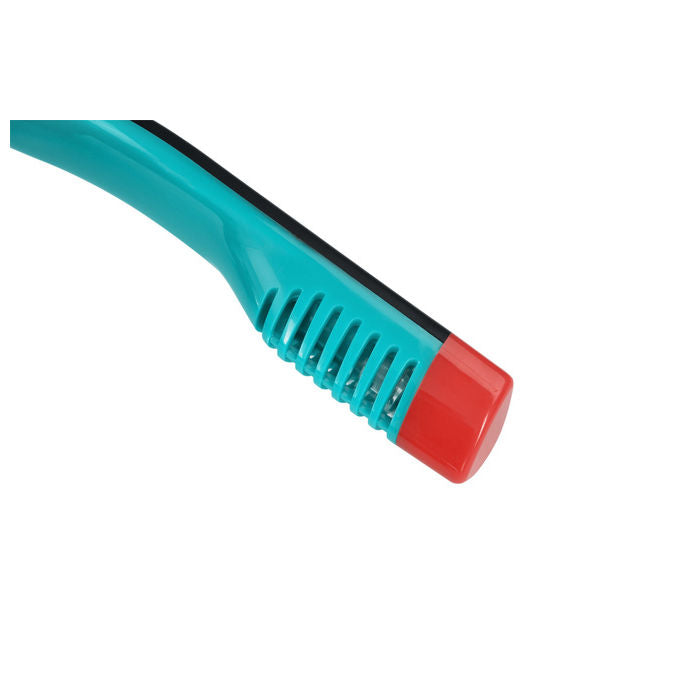 Bestway 24060 Flowtech Maschera Snorkeling Integrale Silicone Taglia S-M Dry-Top 14+ anni colore Nero Rosso Turchese
