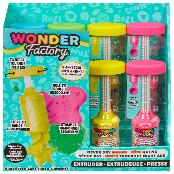 MGA Entertainment Wonder Factory Pasta Modellabile Multicolore