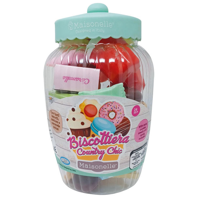 Maisonelle Biscottiera Country Chic Contenitore con Biscotti
