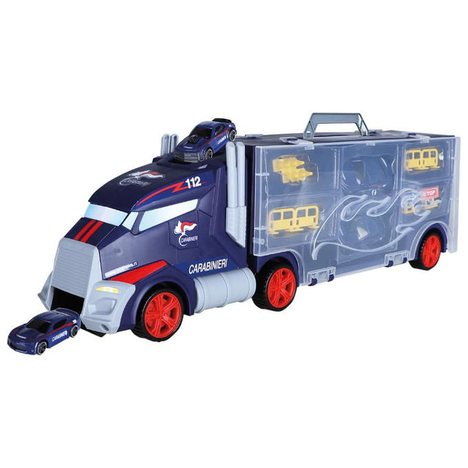 Silver Wheel Camion Carabinieri Valigetta con 2 Auto Die Cast