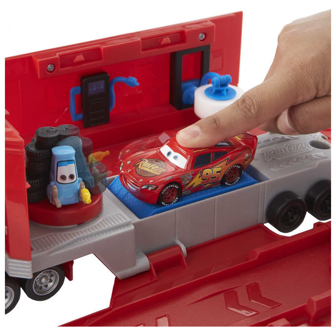 Disney Pixar Cars Camion Rosso Argento
