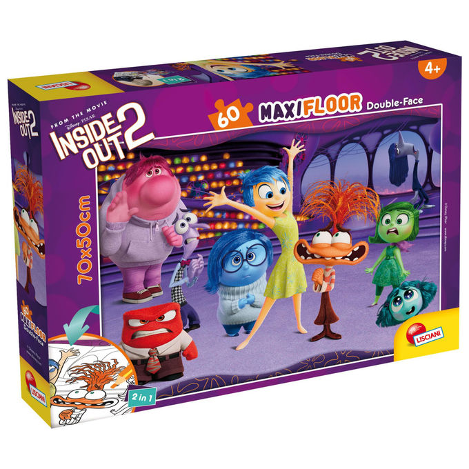 Yeppon Puzzle Double Face 60 Pezzi Cartone Animato