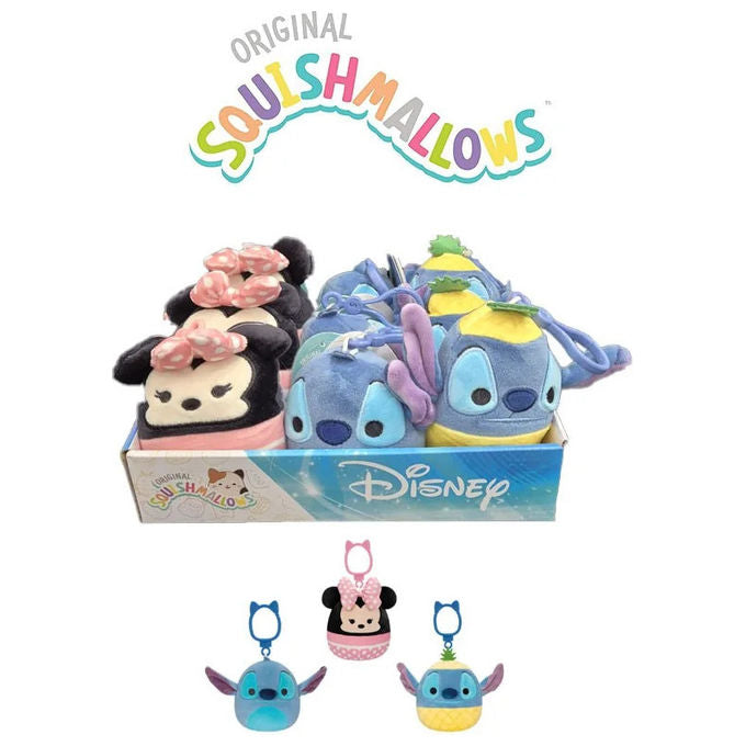 Squishmallows Peluche Clip On Disney 10cm