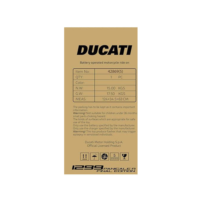 Ducati 1299 Panigale R Batteria Litio 12V 5,5AH eSpidko