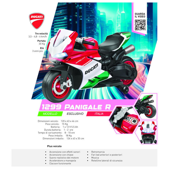 Ducati 1299 Panigale R Batteria Litio 12V 5,5AH eSpidko