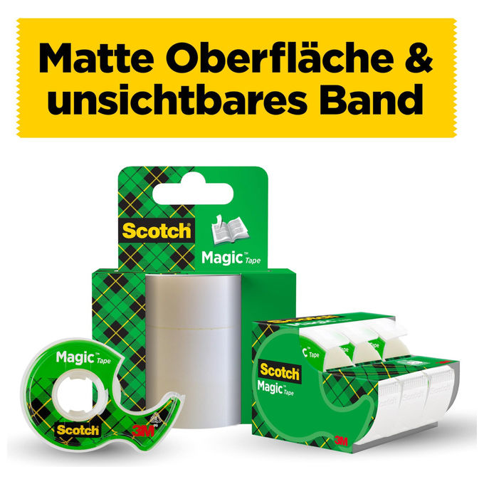 Scotch Nastro Adesivo Magic Trasparente 3M