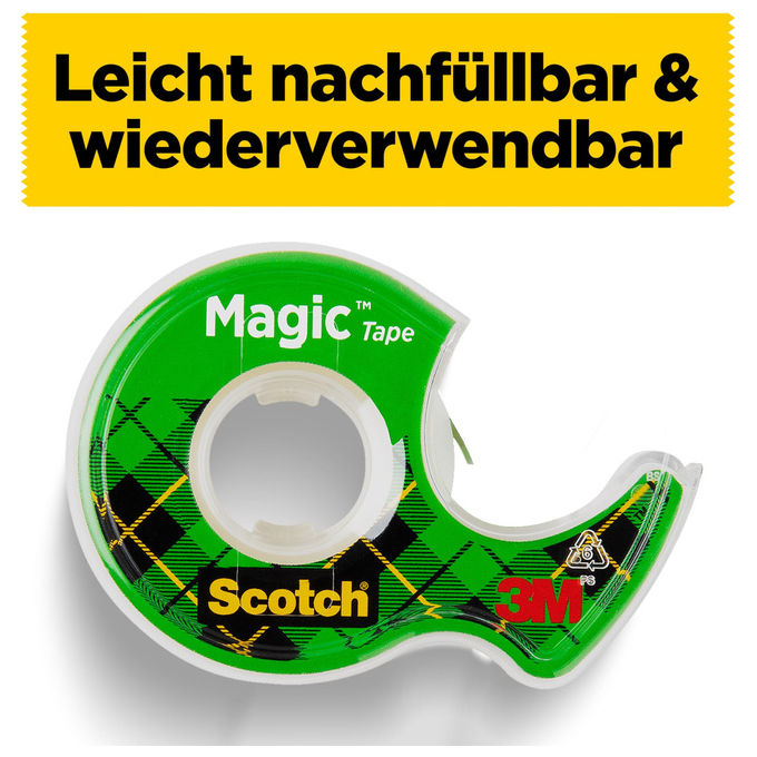 Scotch Nastro Adesivo Magic Trasparente 3M