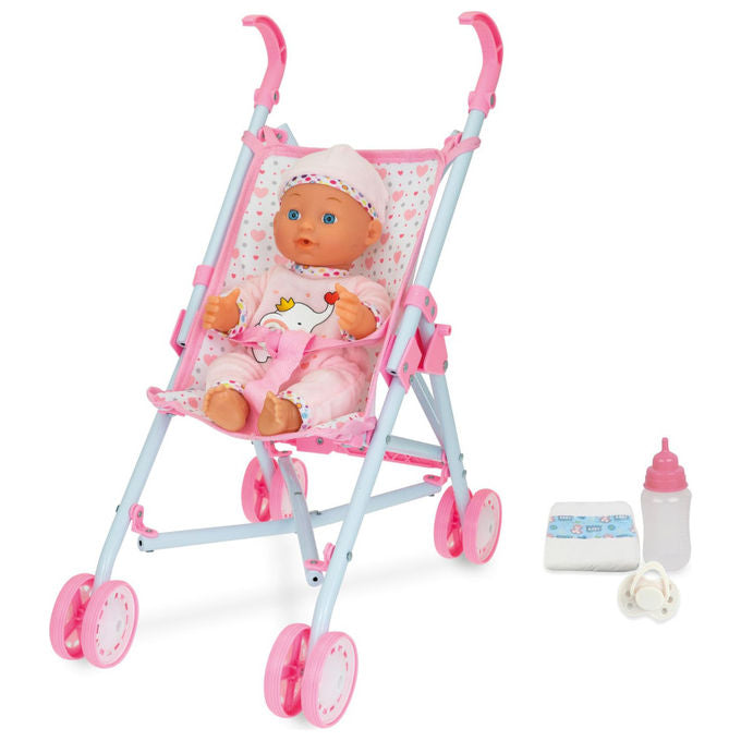 Teorema Set Passeggino e Bambolotto da 30cm