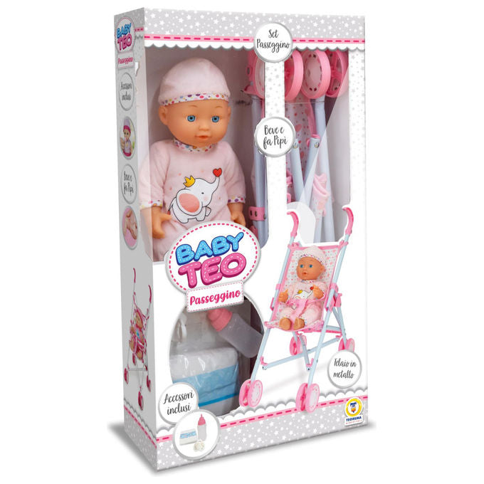 Teorema Set Passeggino e Bambolotto da 30cm