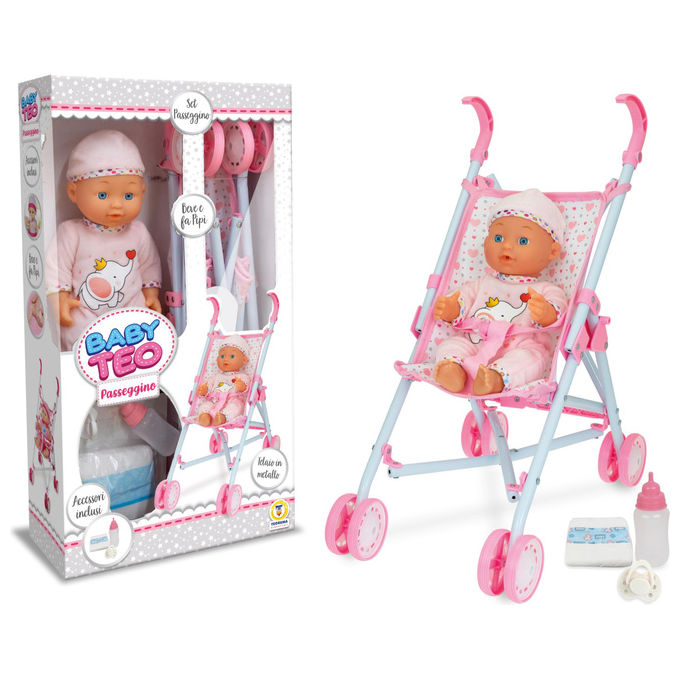 Teorema Set Passeggino e Bambolotto da 30cm