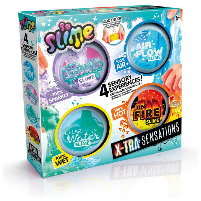 So Slime X-Tra Sensations Set da 4 Vasetti