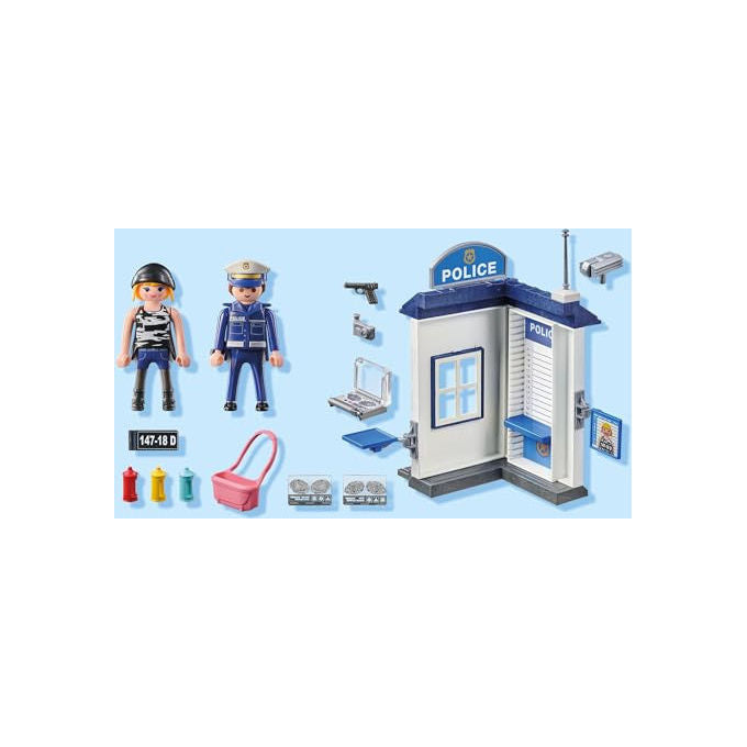 Playmobil Chi e' stato? Poliziotto Stanza Interrogatori
