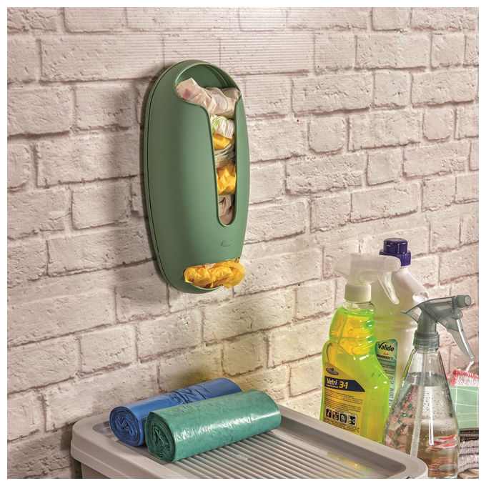 Snips Porta Sacchetti Verde Organizzatore Made in Italy