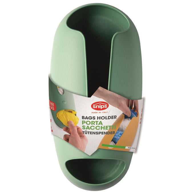 Snips Porta Sacchetti Verde Organizzatore Made in Italy