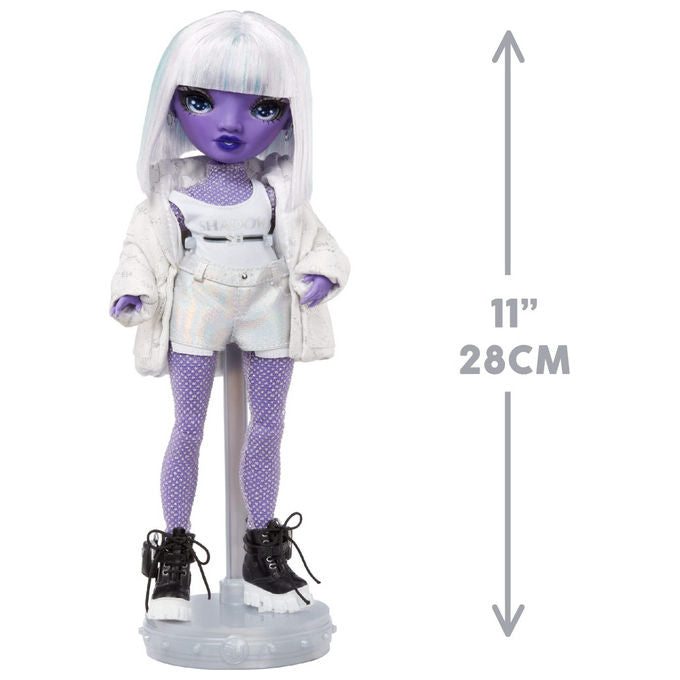 Rainbow High 583066EUC Shadow High Dia Mante Bambola alla Moda Serie 2 Snodabile 10+ Accessori colore Viola