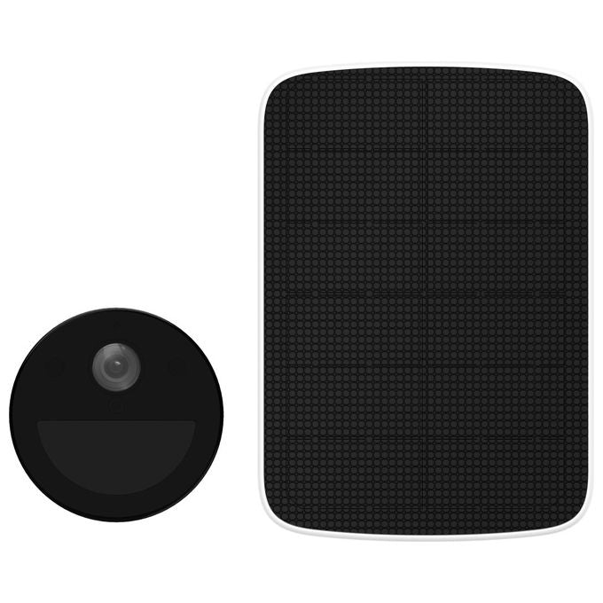 Ezviz EB3 Telecamera IP da Esterno Wireless 3MP Visione Notturna 15m IP65 Batteria 5200mAh Pannello Solare Wi-Fi colore Nero