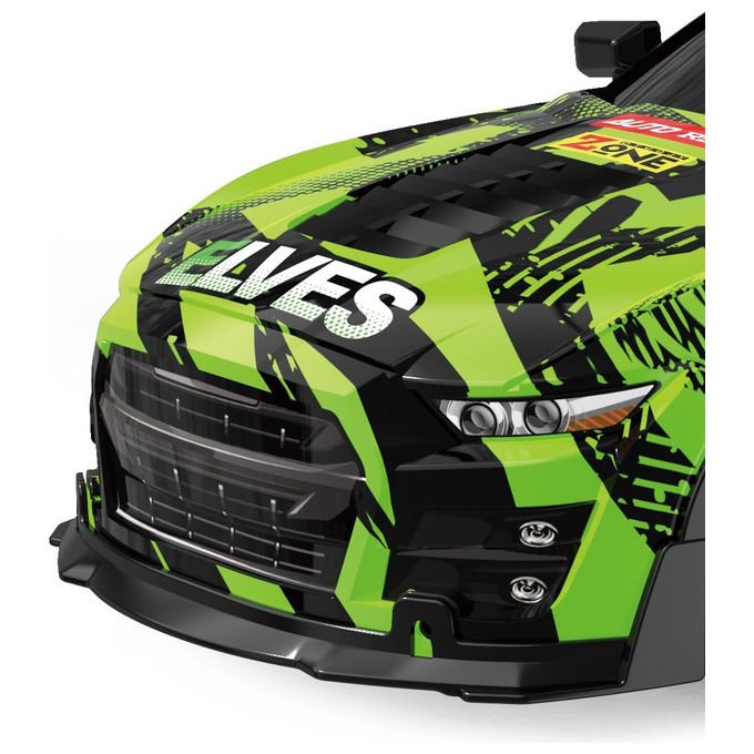 RE-EL TOYS Flash Racer Auto Radiocomandata Verde 1:16