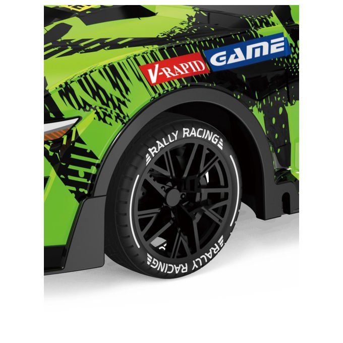 RE-EL TOYS Flash Racer Auto Radiocomandata Verde 1:16