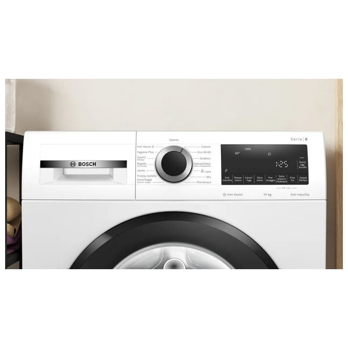 Bosch WGG254Z0II Serie 6 Lavatrice 10kg 1400rpm Classe A Techno AntiMacchie Vapore colore Bianco