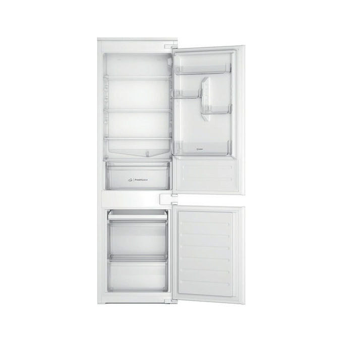 Indesit INC18D021A1 Frigorifero Combinato da Incasso 268 L 177 cm Classe E 34 dB Low Frost Porte Reversibili colore Bianco