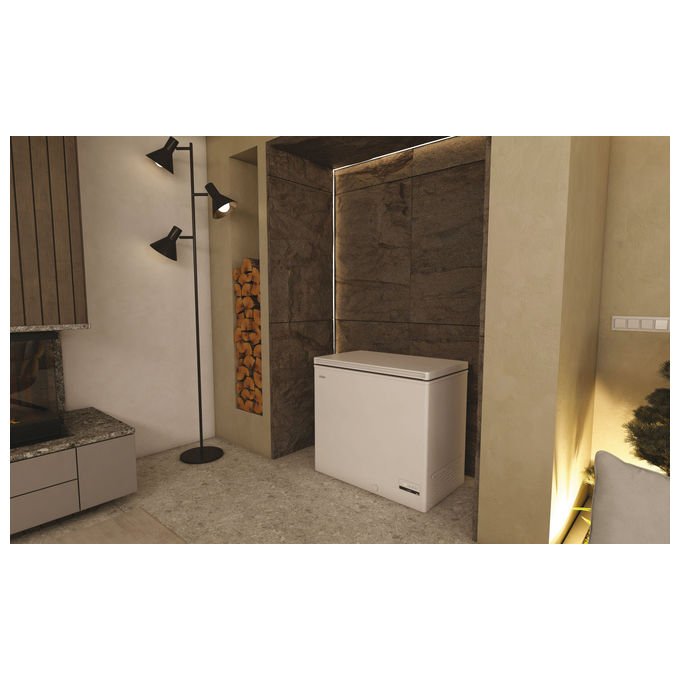 Haier HCE200D Congelatore a Pozzetto 196 L 84,5 cm Classe D 39 dB Fast Freeze colore Bianco