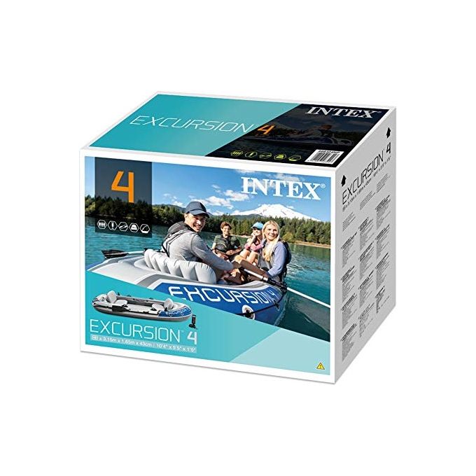Intex Canotto gonfiabile per 4 Persone 315x65cm