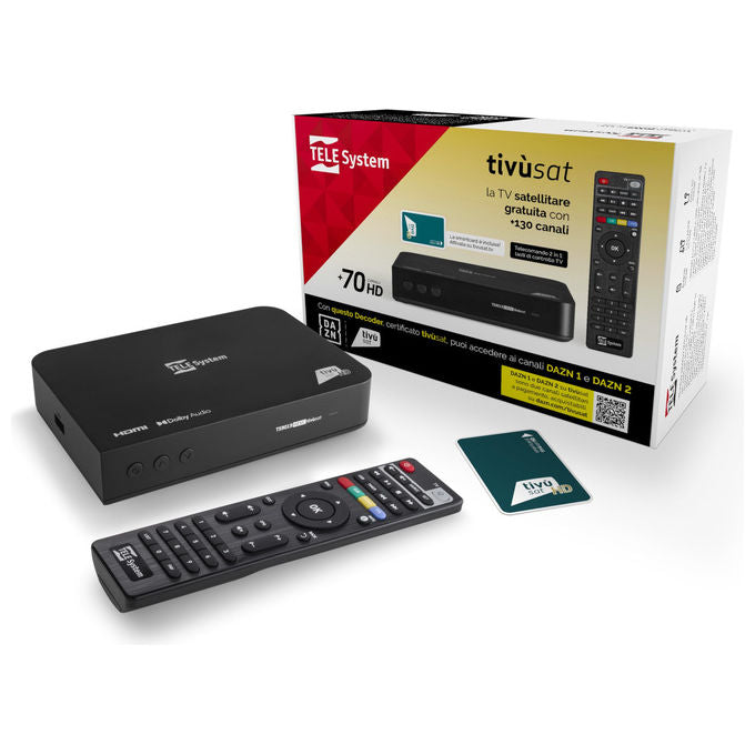 TELE System Decoder Satellitare TS9019HEVC