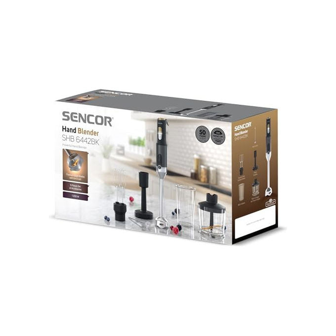 Sencor Frullatore ad Immersione Titanium QuadBlade 1200W