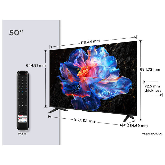 TCL Smart TV 4K Ultra HD 50'' 50P69K Dolby Audio HDR10+