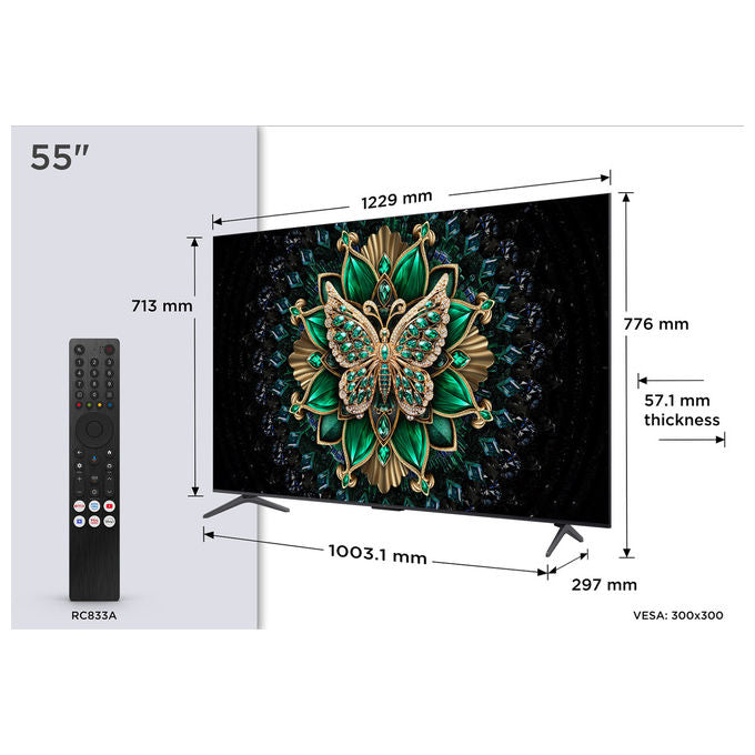 TCL 55C69K Smart TV QD-MiniLED 4K 55''