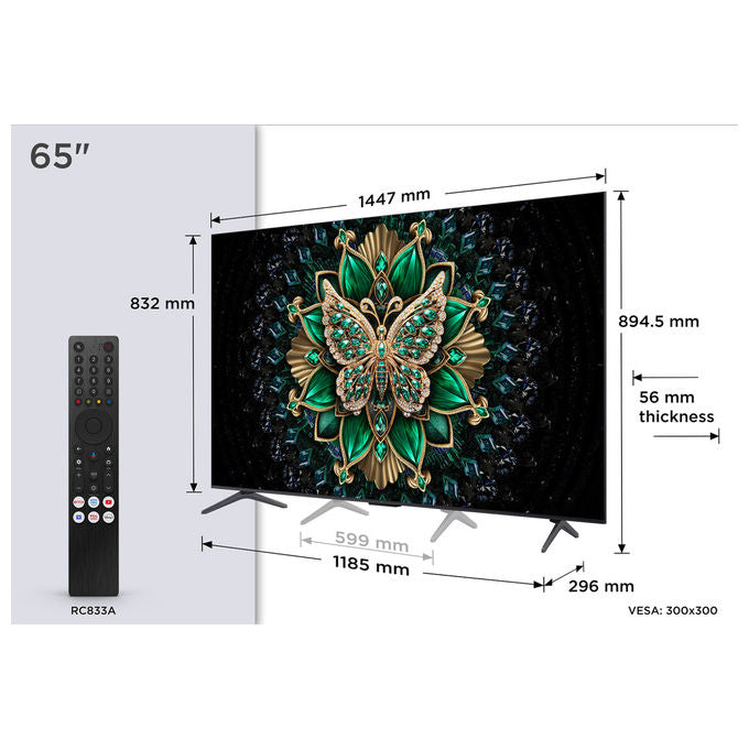 TCL 65C69K Smart TV QD-MiniLED 4K 65'' C69K