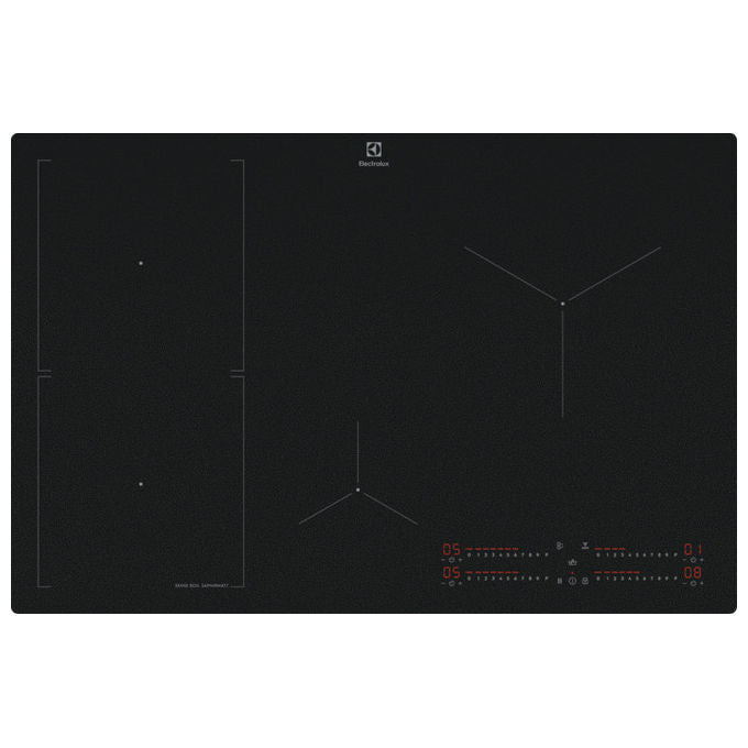 Electrolux Serie 700 KIS82453IZ Piano cottura a induzione 80cm 4 zone da incasso nero
