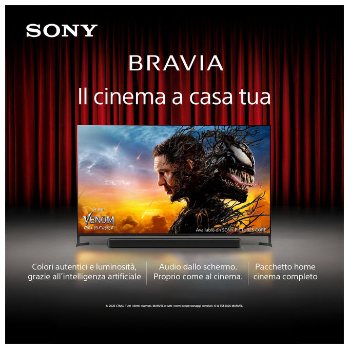Sony K-65XR5 65'' 4K Ultra HD Smart TV Wi-Fi Nero