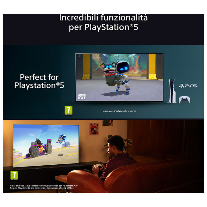 Sony K-65XR5 65'' 4K Ultra HD Smart TV Wi-Fi Nero