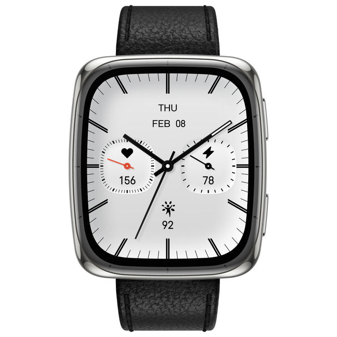 Amazfit Active 2 Square Smartwatch con Cinturino Rosso in Silicone