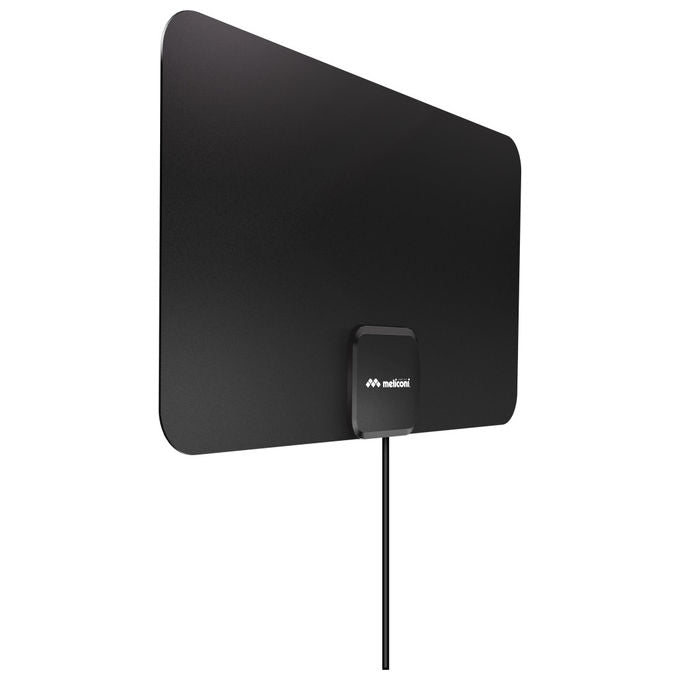 Antenna TV Digitale DVB-T2 Con Amplificatore, Portata 160km, Profilo Sottile 1mm, Cavo 10m, Supporta 4K E 1080p