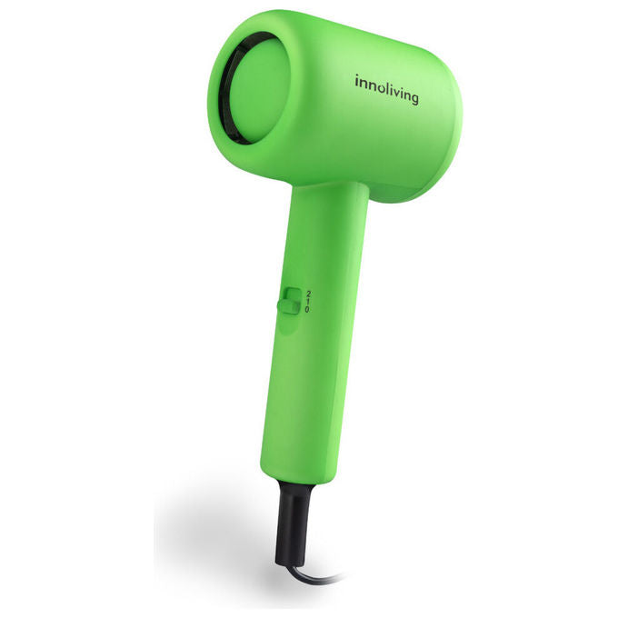 Innoliving Asciugacapelli Mini INN-612G Verde Fluo