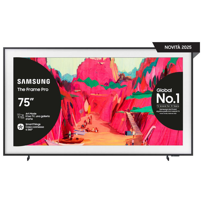 Samsung Smart TV 75'' QE75LS03FWUXZT The Frame Pro 4K 2025