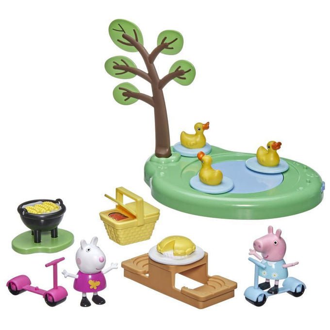 Hasbro, Playset Picnic di Peppa, Peppa Pig, Con Accessori e Personaggi