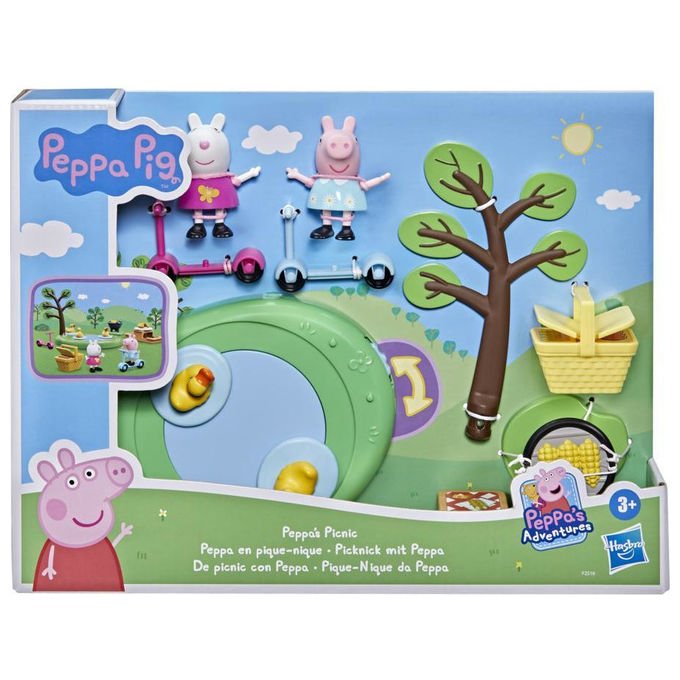 Hasbro, Playset Picnic di Peppa, Peppa Pig, Con Accessori e Personaggi