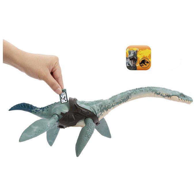 Mattel, Jurassic World, Elasmosaurus Giganti, Action Figure Dinosauro, HLP23 -HLP26  - HLP27   ASSORTITO