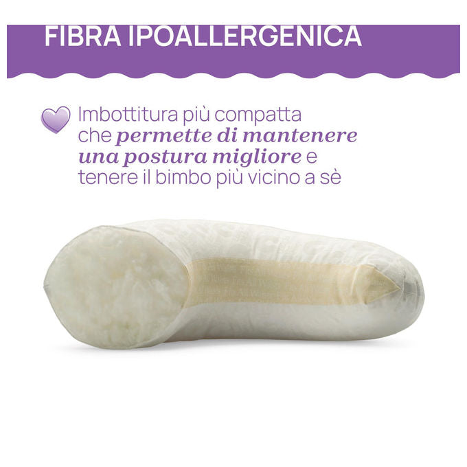 Chicco Cuscino Allattamento Boppy Deluxe Ergonomico Sfoderabile e Lavabile Supporto Mamma e Bambino
