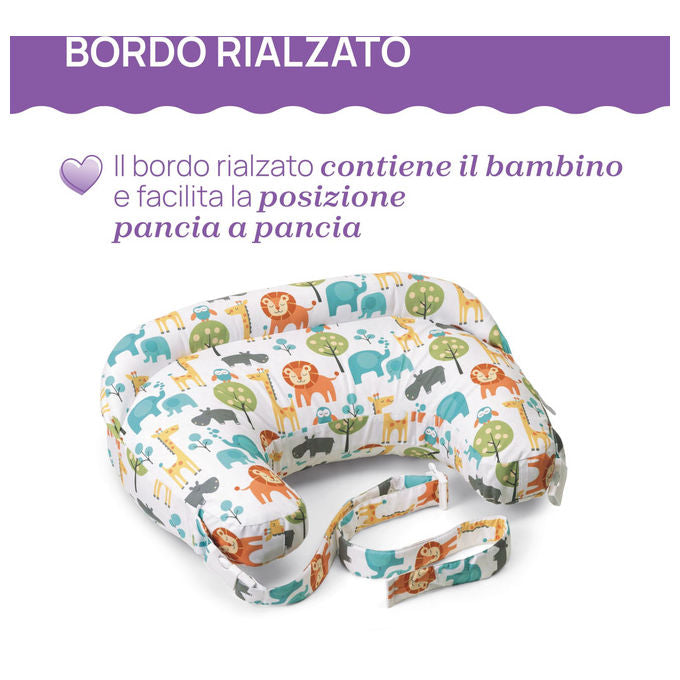 Chicco Cuscino Allattamento Boppy Deluxe Ergonomico Sfoderabile e Lavabile Supporto Mamma e Bambino